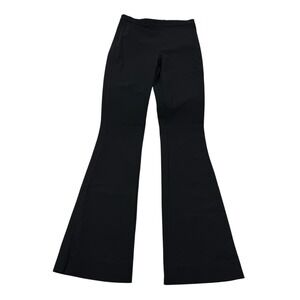 Nicole Frank Black Stretch Polyamide Pants XS Made in USA Women's 34" Inseam